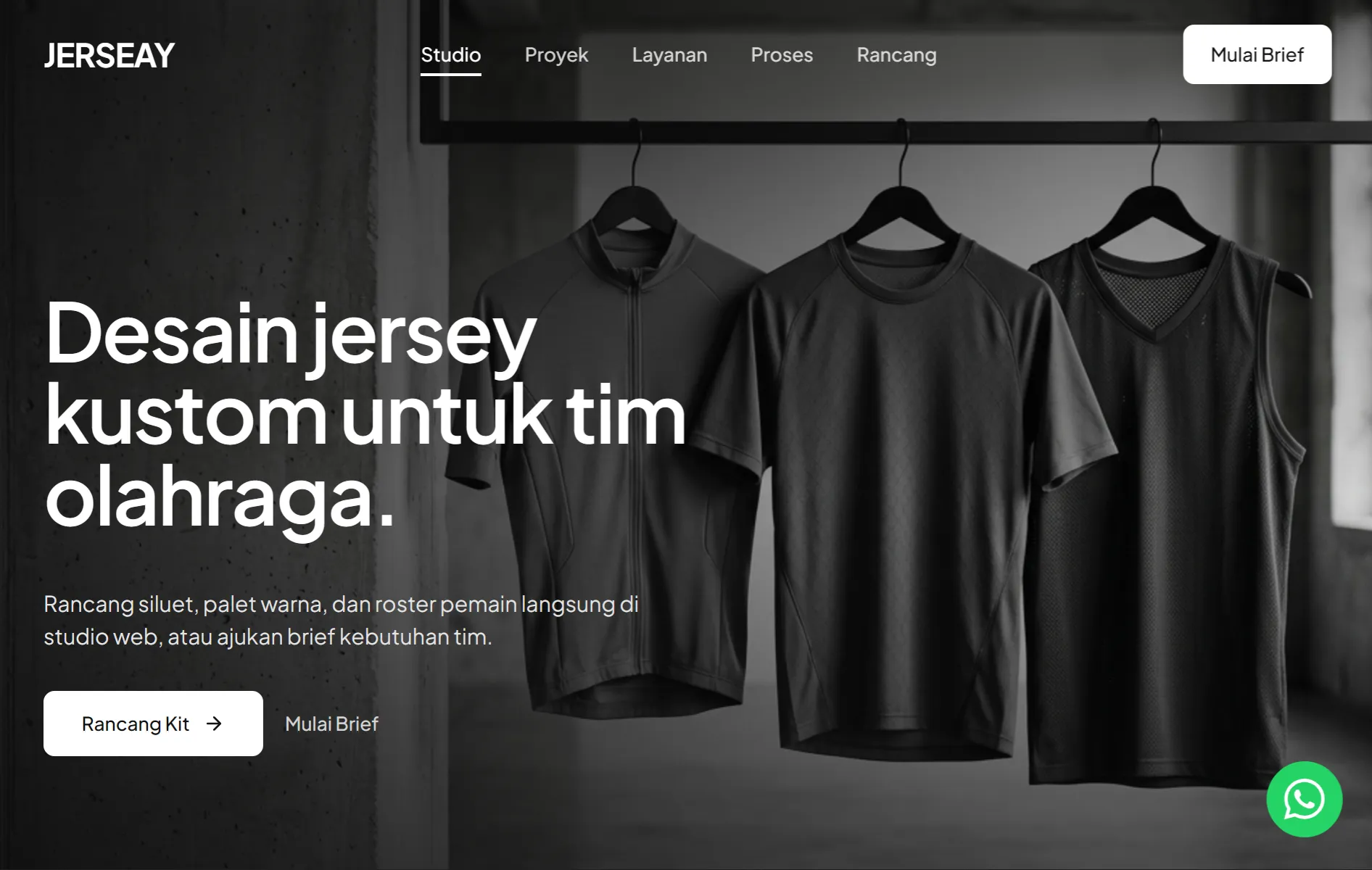 Jerseay tampilan website